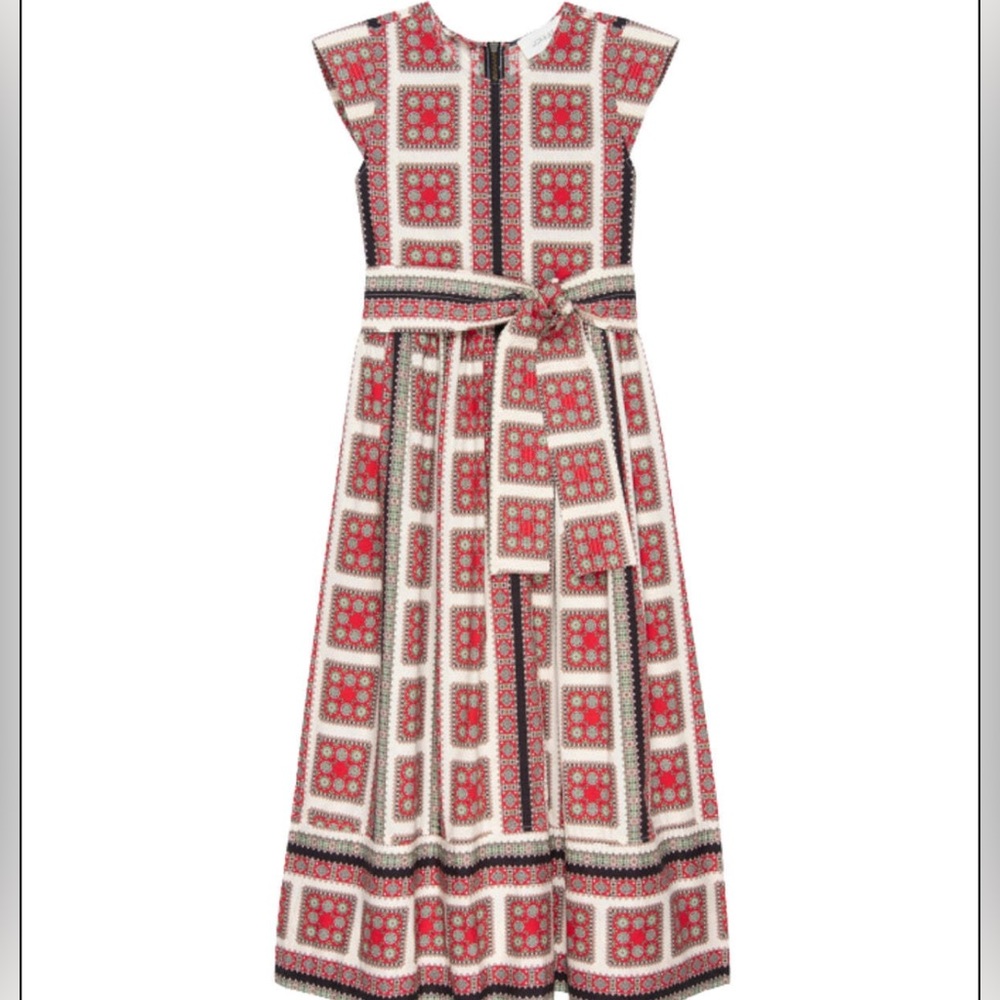THE GREAT. Tulsa Dress in Westward Bandana print